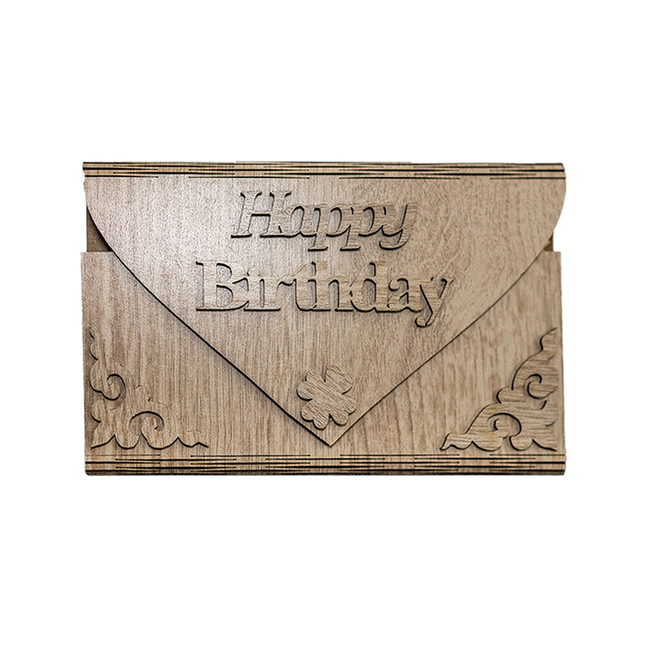 Happy Birthday Greeting Cards with Magnetic Money Pocket Ver. 3