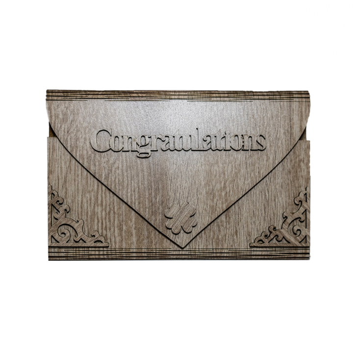 Congratulations Greeting Cards with Magnetic Money Pocket