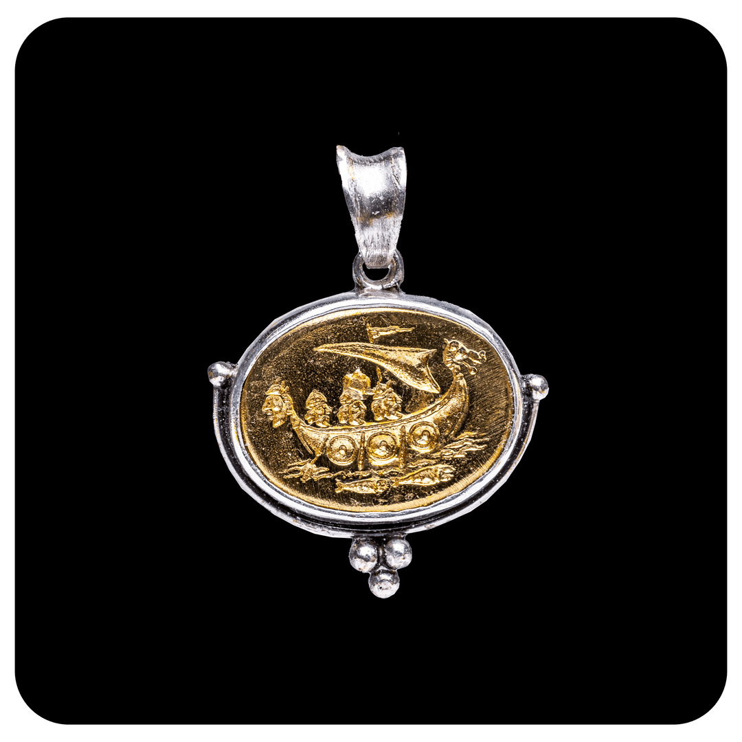 Silver and Bronze Coin Pendant Ver V