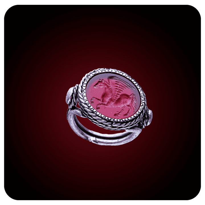 Pegasus, Intaglio, Carnelian Stone