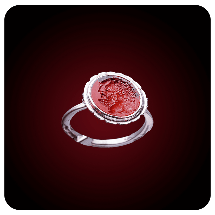 Zeus, Intaglio, Carnelian Stone