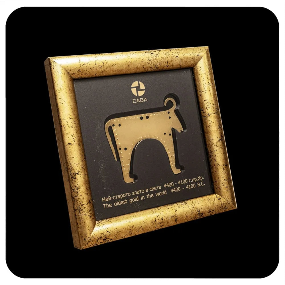 The oldest gold in the world - Gold Plated Big Cow