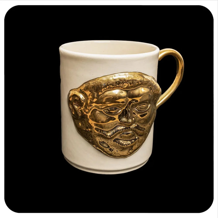 Mug - Golden Mask - Gold Plated