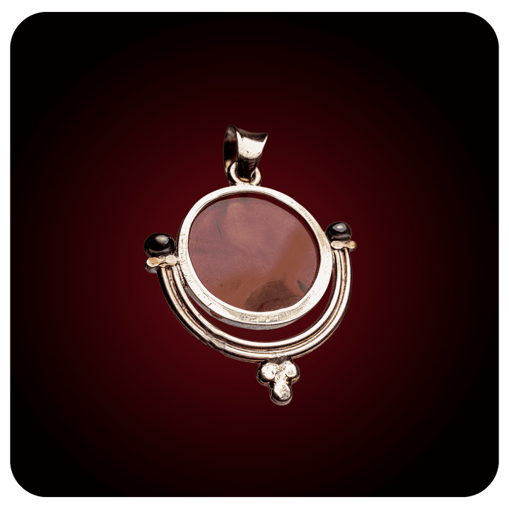 Pottery scene, Intaglio Pendant, Carnelian