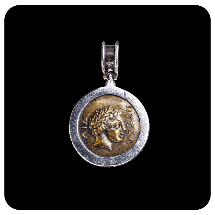 Silver and Bronze Coin Pendant Ver I