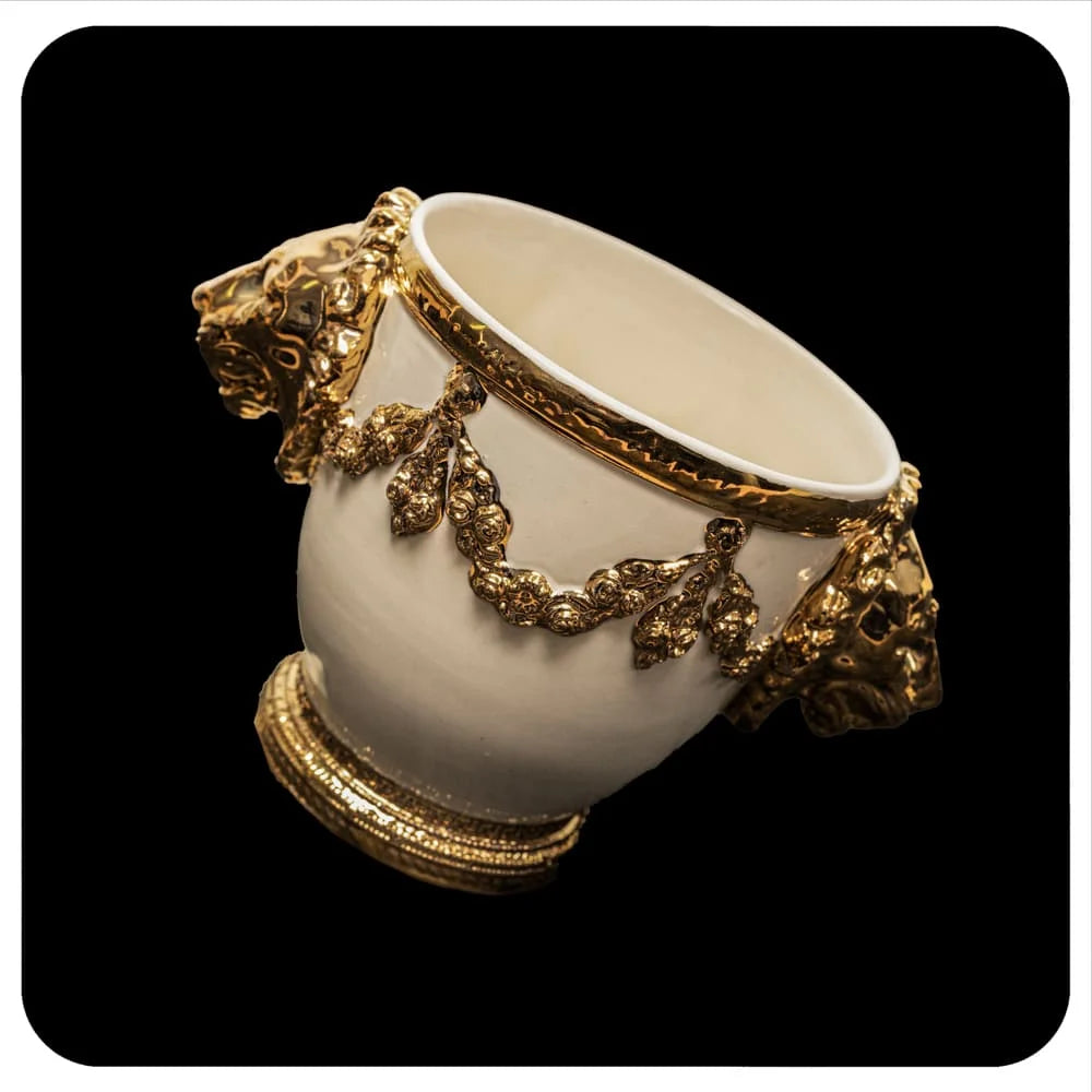 Mug - Golden Lions - Gold Plated