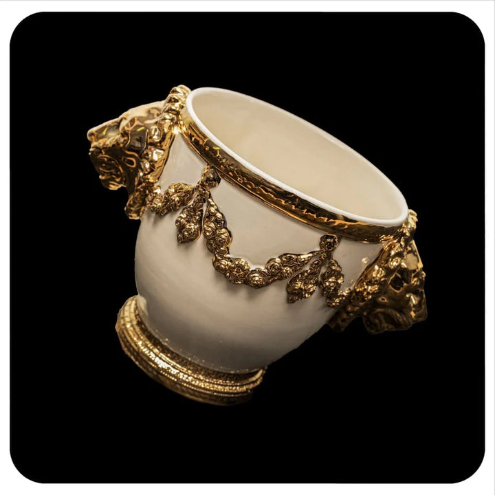 Mug - Golden Lions - Gold Plated