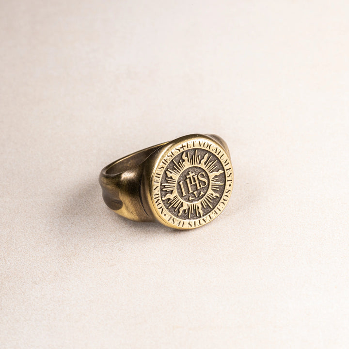 The Divine Name - IHS Ring