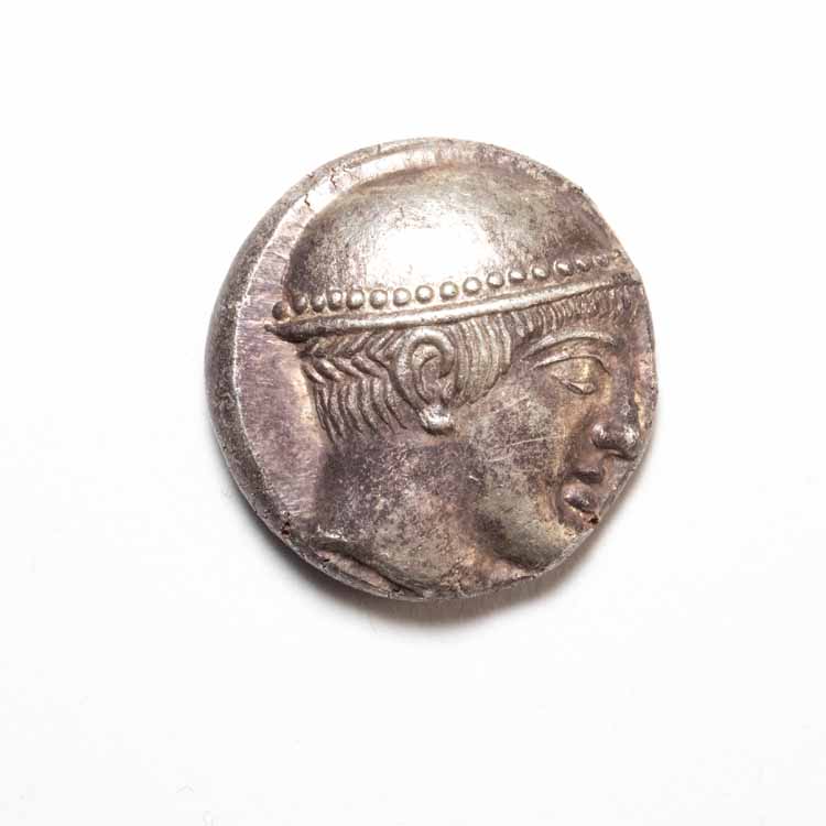 '- AR - Tetradrachm - Thrace Ainos - Sterling Silver