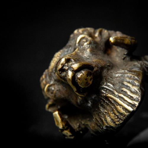 Baphomet Head Ring - SPQR SHOP