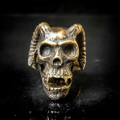 Satan Skull Head Ring - SPQR SHOP