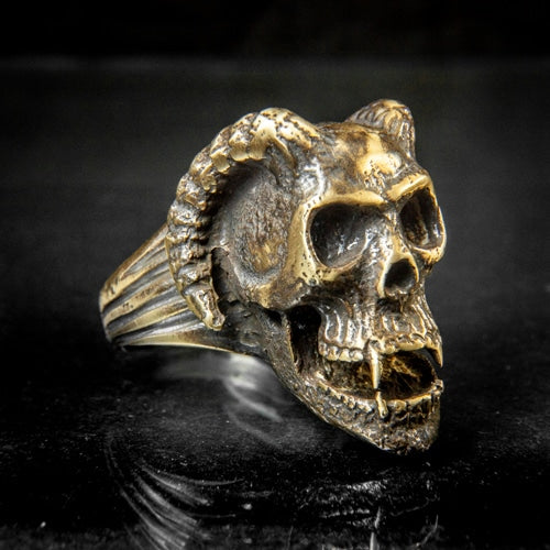 Satan Skull Head Ring - SPQR SHOP
