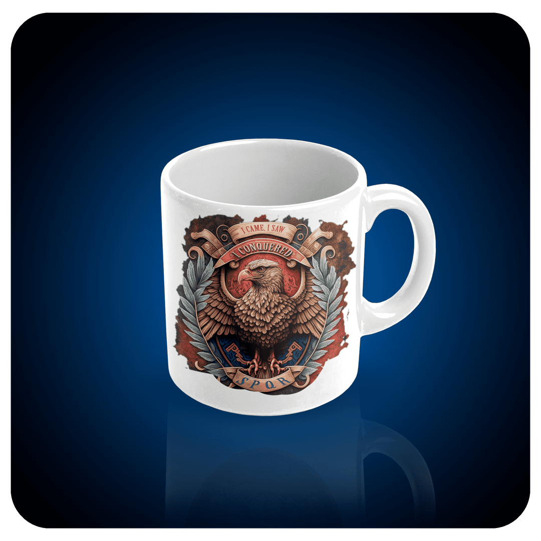 Mug - I came, I saw, I conquered, Roman Eagle