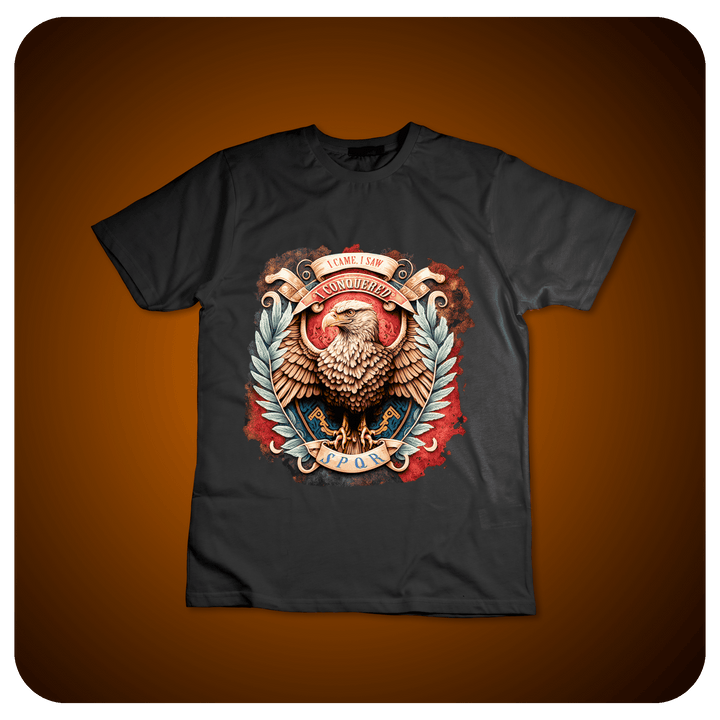 I came, I saw, I conquered, Roman Eagle T-Shirt