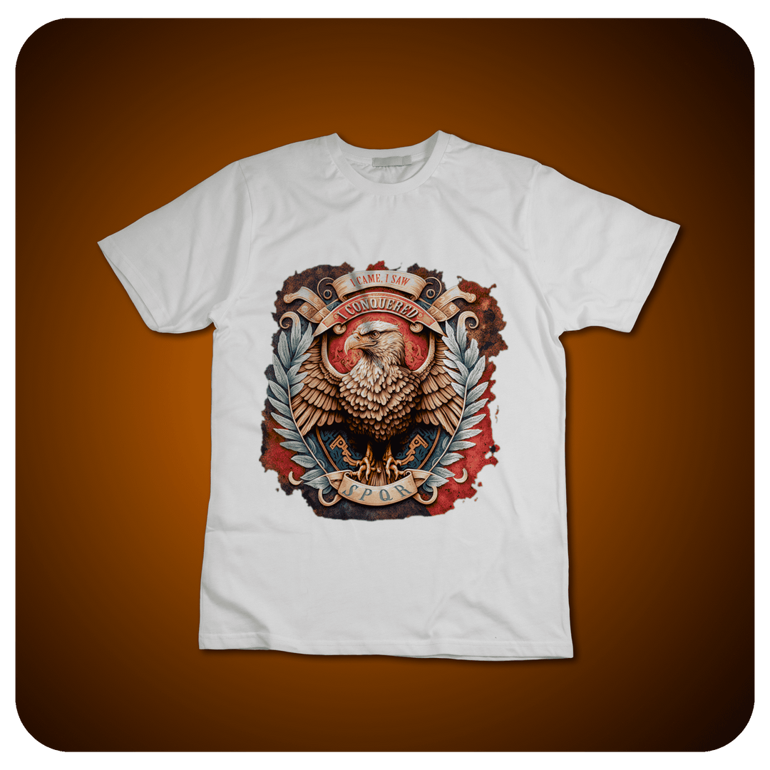 I came, I saw, I conquered, Roman Eagle T-Shirt