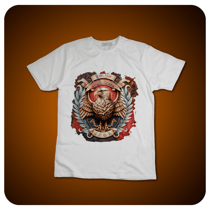 I came, I saw, I conquered, Roman Eagle T-Shirt