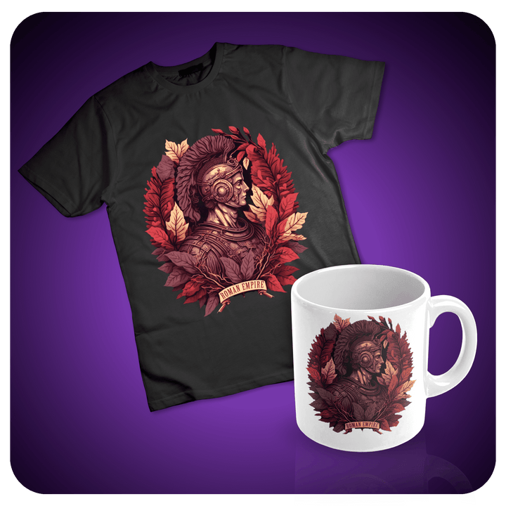 Roman Emperor T-Shirt and Mug - Set
