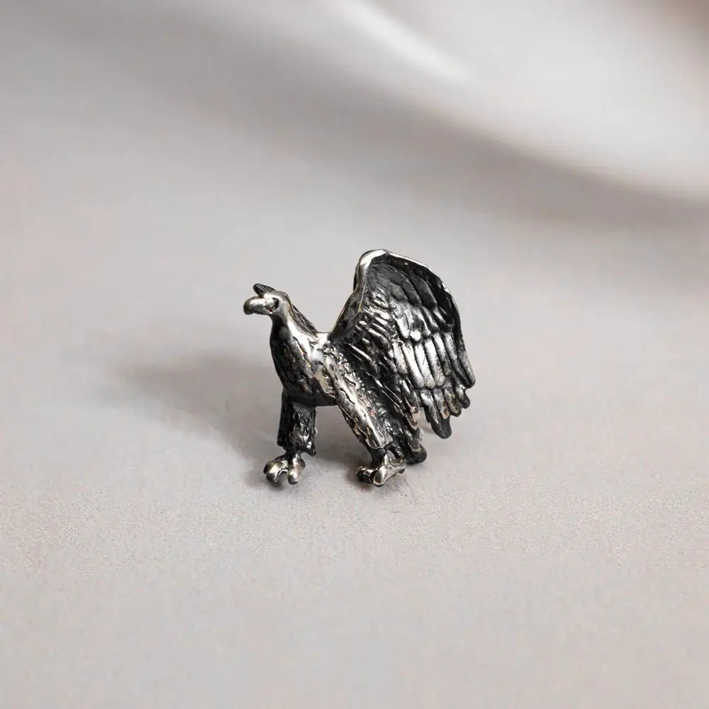 Silver Pendant Roman Eagle Big