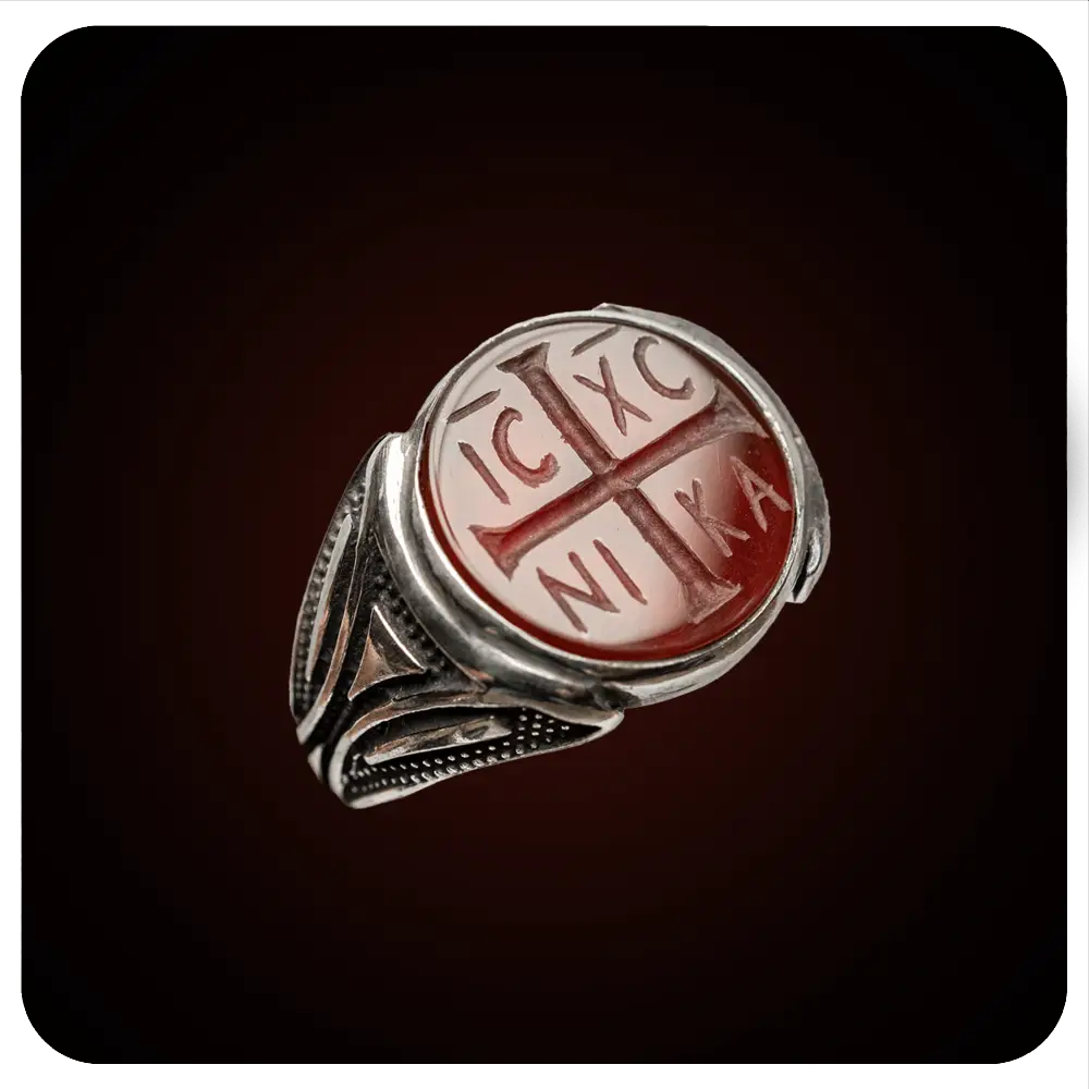 Intaglio Crusader Ring 1 of 50