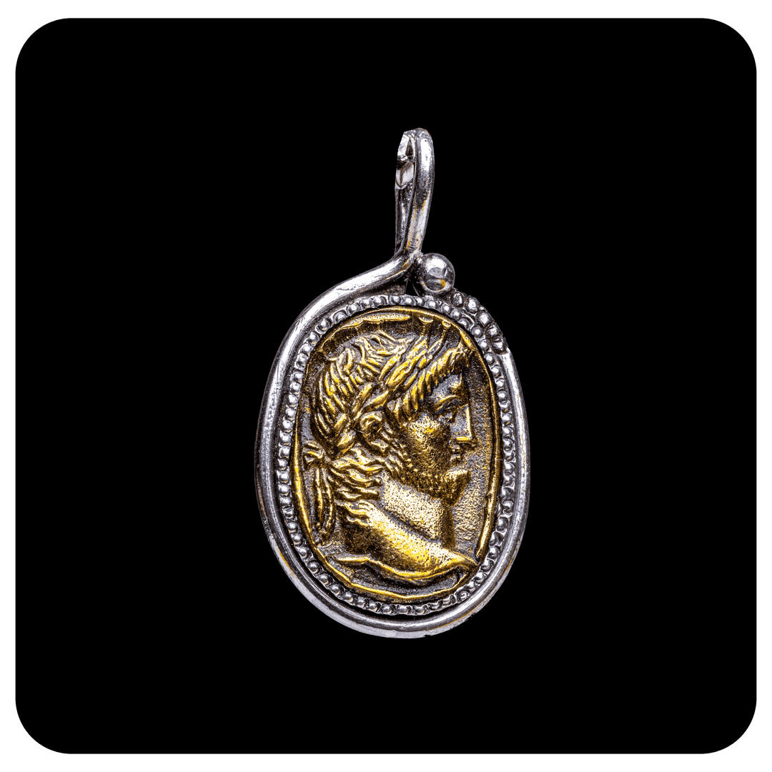 Silver and Bronze Coin Pendant Ver IV