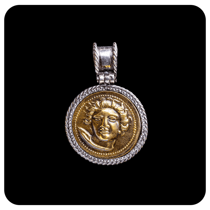 Silver and Bronze Coin Pendant Ver III