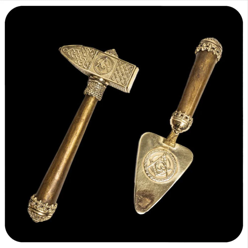 Freemason Hammer and Trowel