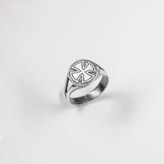 Womans Second Crusader Ring in Silver - SPQR SHOP