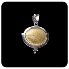 Silver and Bronze Coin Pendant Ver V - SPQR SHOP