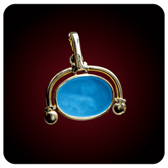 Winged Lion, Intaglio Pendant, Chalcedony - SPQR SHOP