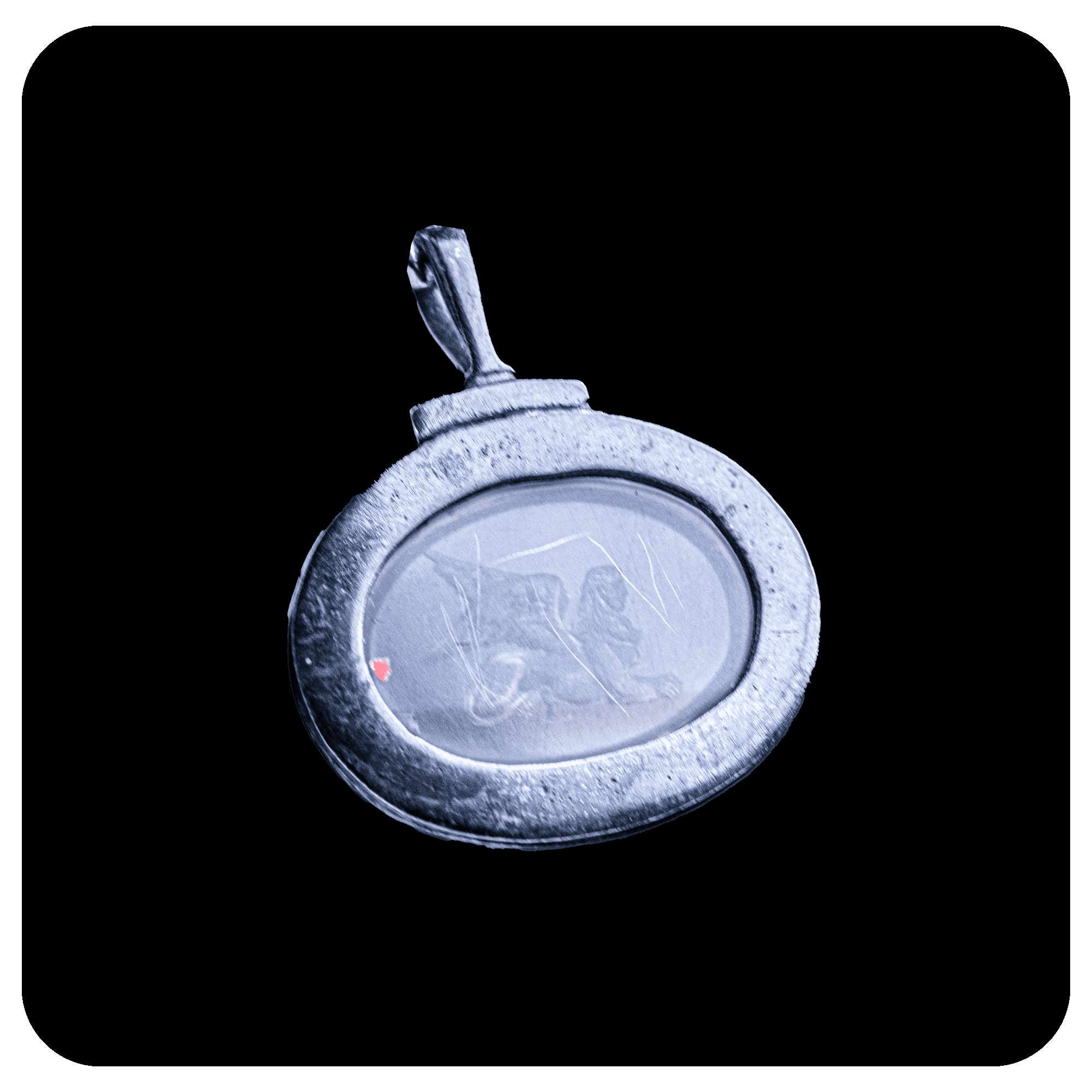 THE SPHINX, Intaglio Pendant, Quartz Stone - SPQR SHOP