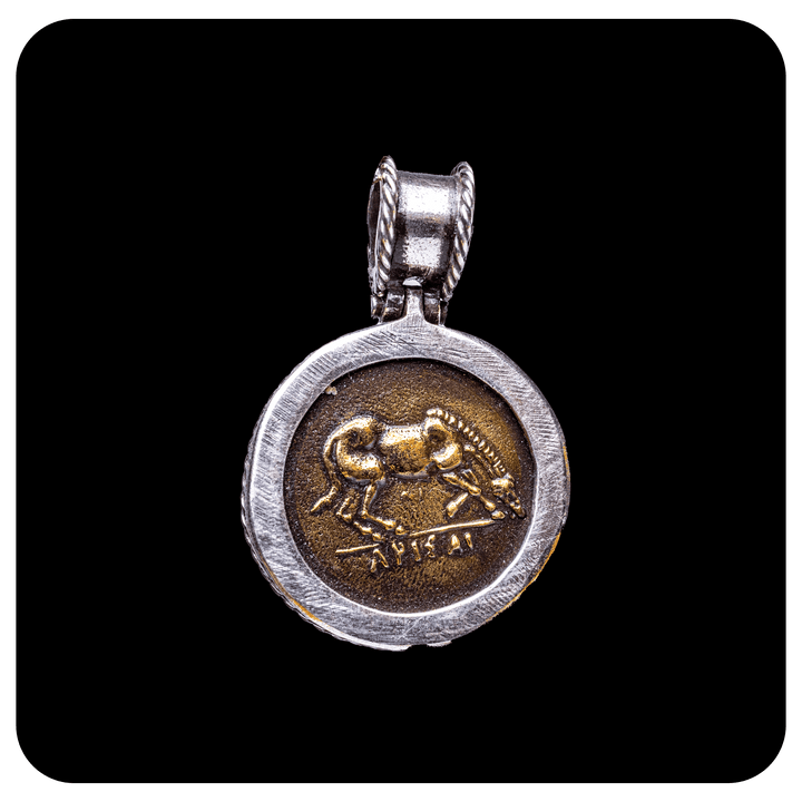 Silver and Bronze Coin Pendant Ver III