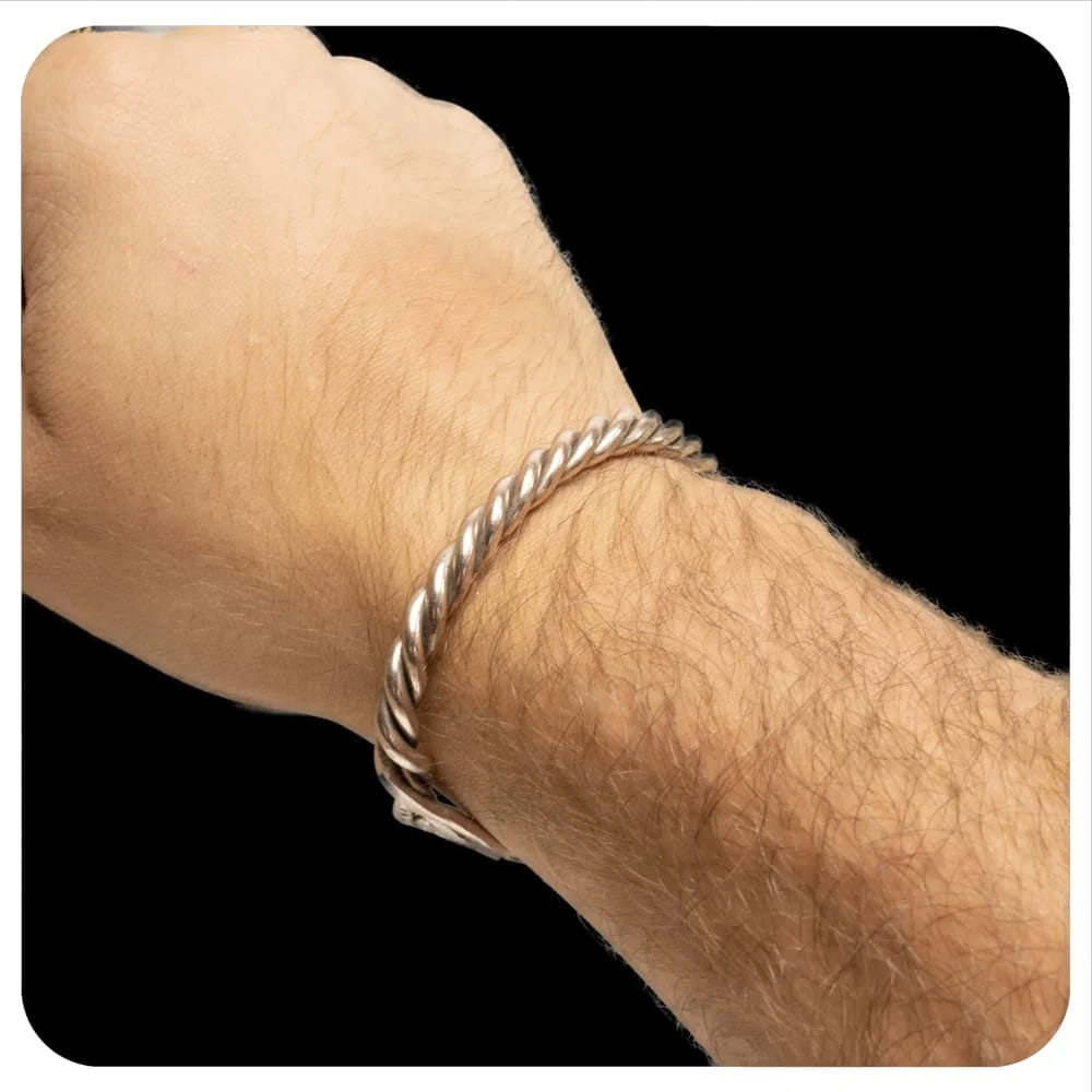 Roman Cuff Twisted Bracelet