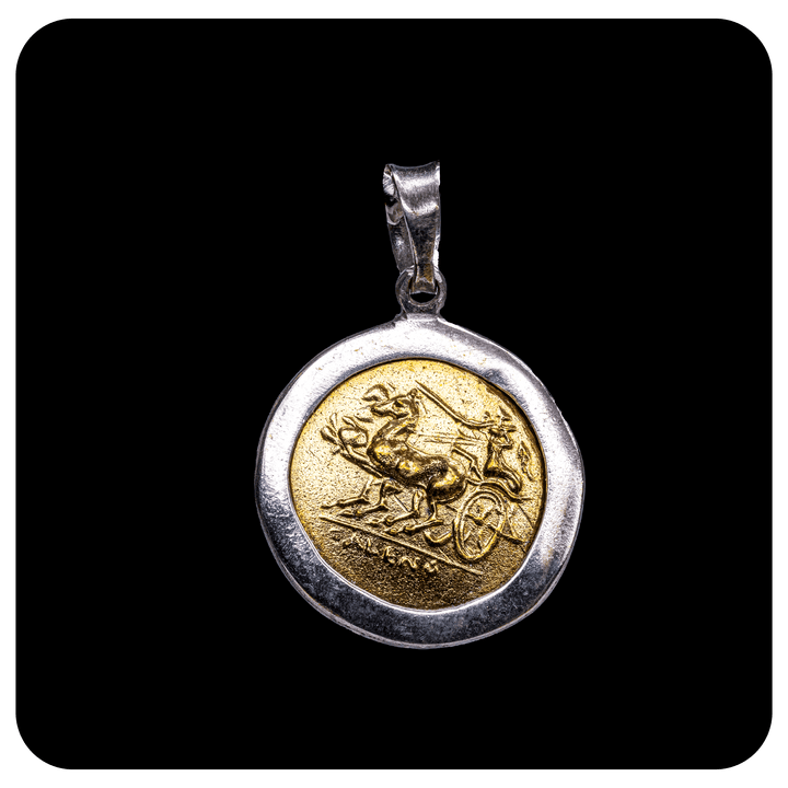 Silver and Bronze Coin Pendant Ver II