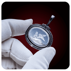 THE SPHINX, Intaglio Pendant, Quartz Stone - SPQR SHOP