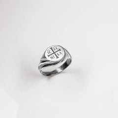 Womans Crusader Ring in Silver - SPQR SHOP