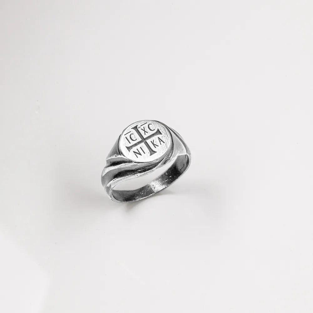 Womans Crusader Ring in Silver - SPQR SHOP