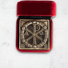 Chi-Rho Bronze Plaque - SPQR SHOP