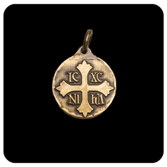 The Fifth Crusader Pendant in Bronze - SPQR SHOP