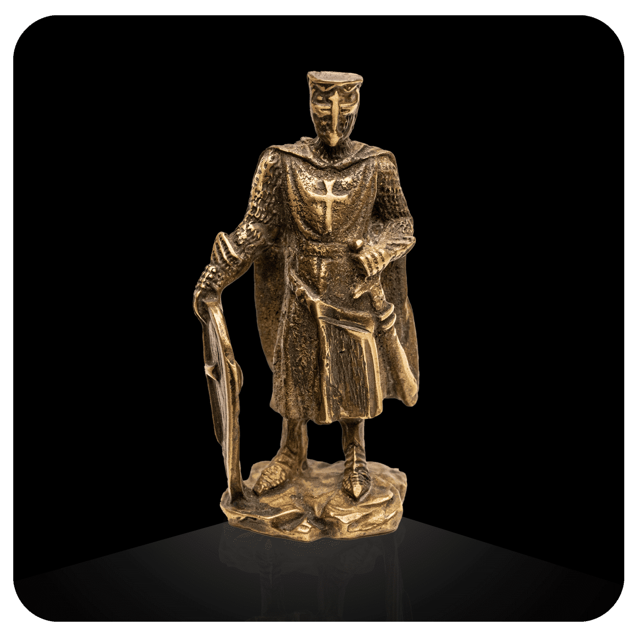 Crusader Statue in Bronze - SPQR SHOP