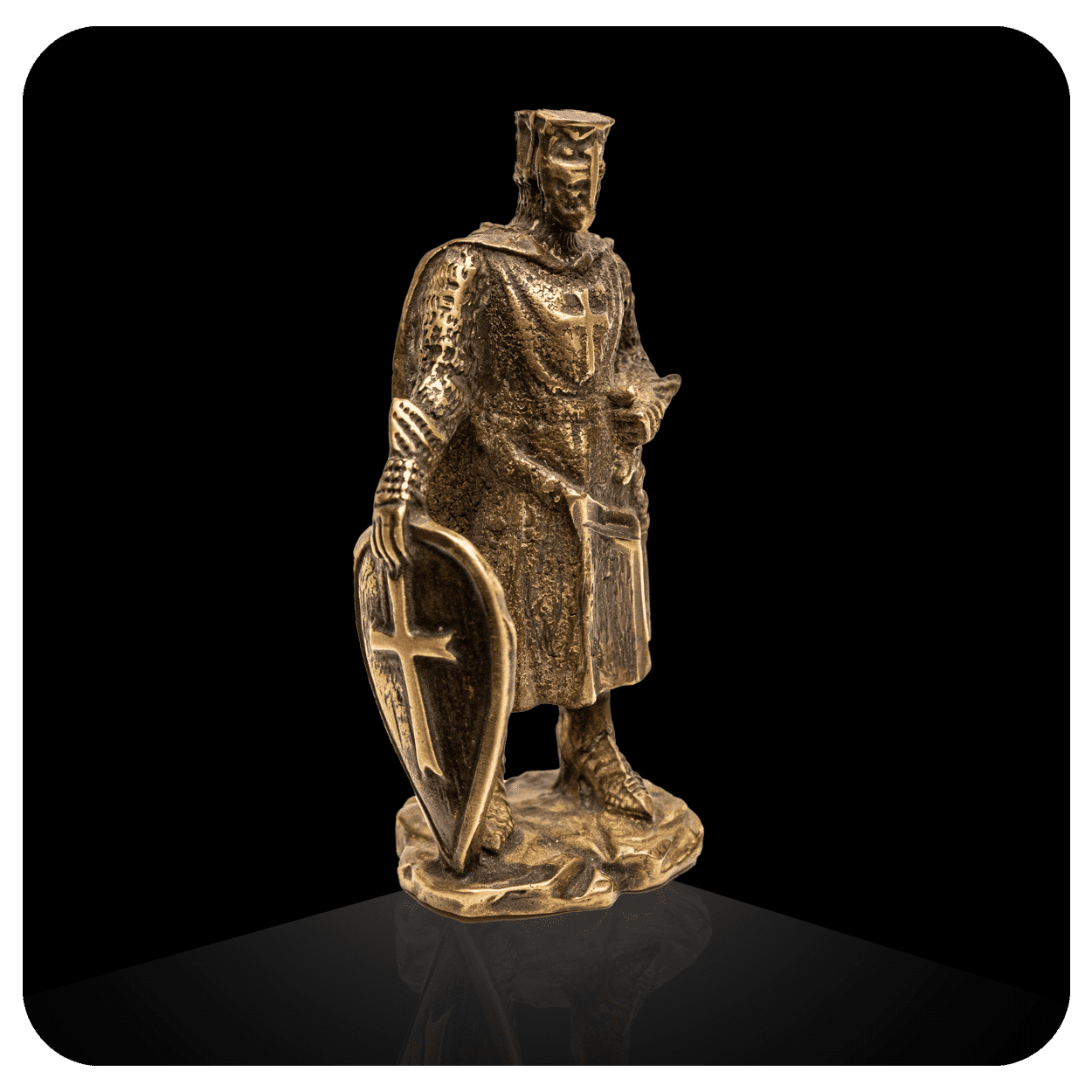 Crusader Statue in Bronze - SPQR SHOP