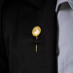 Chi-Rho, Lapel Pin in Gold - SPQR SHOP