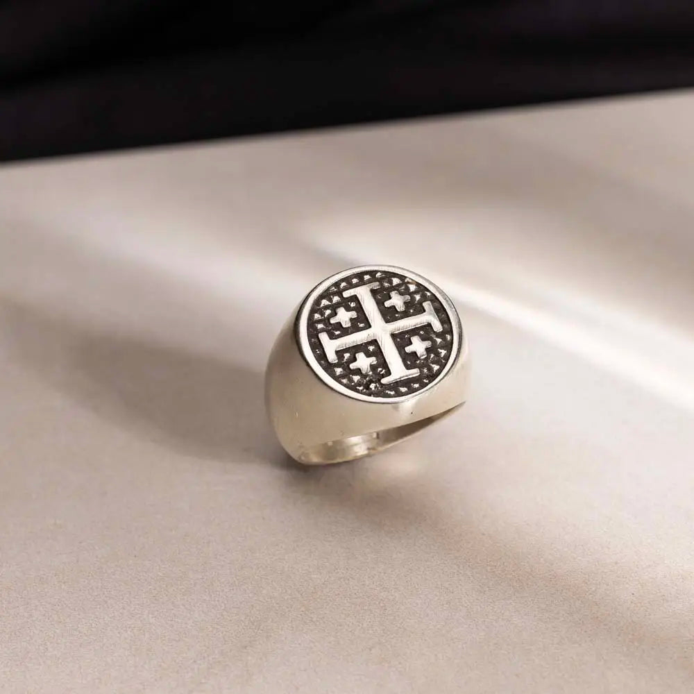 The Crusader Cross Ring | SPQR SHOP