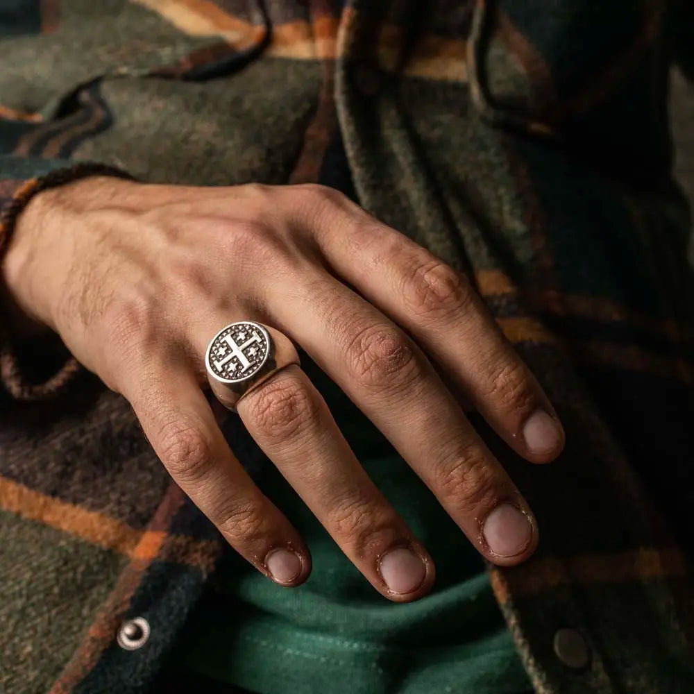 The Crusader Cross Ring | SPQR SHOP