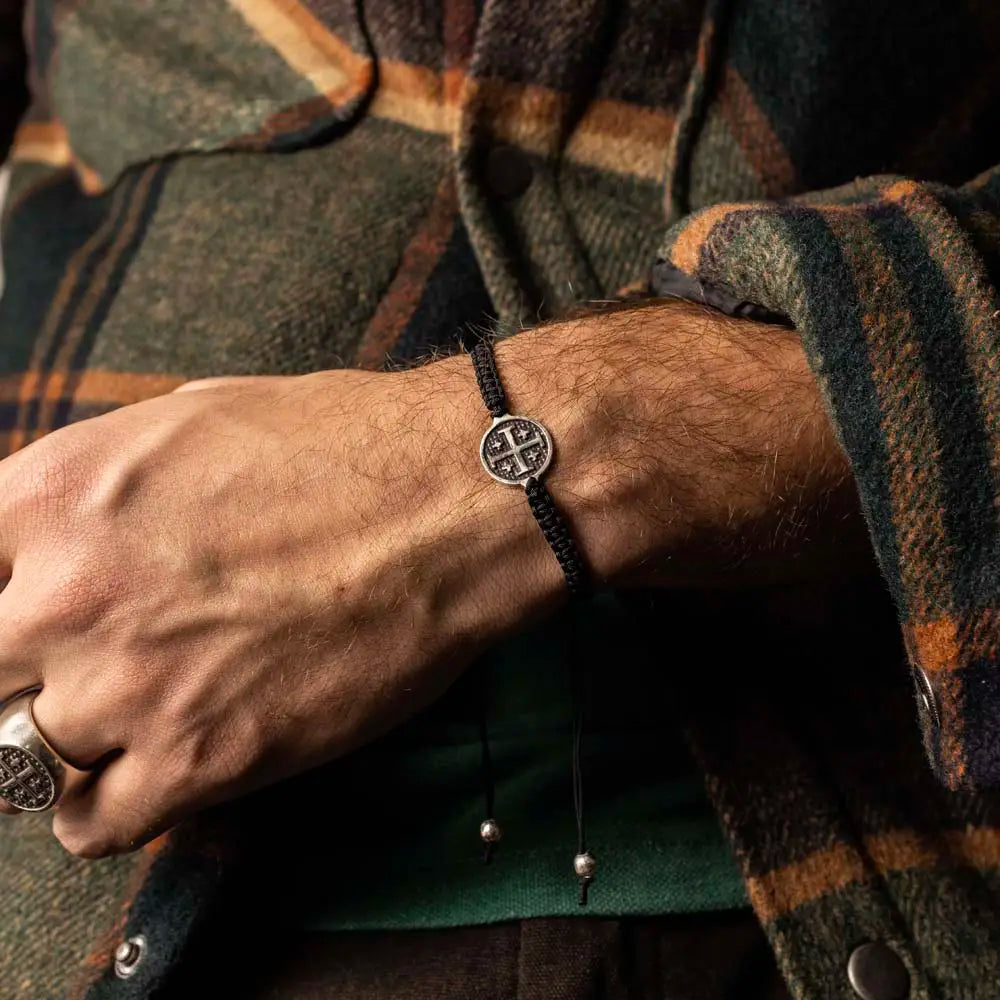The Crusader Cross Bracelet - SPQR SHOP