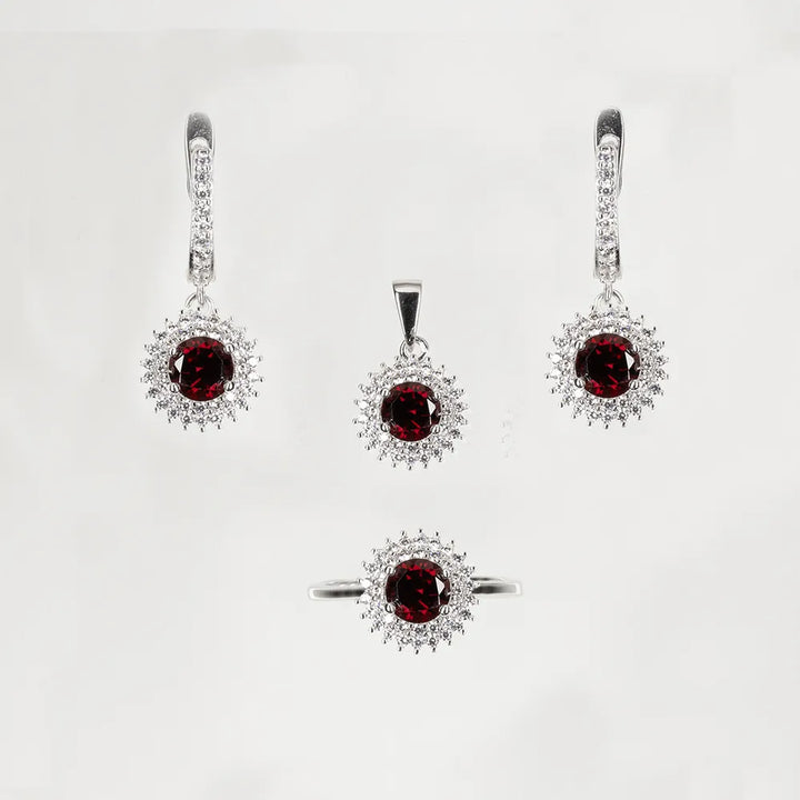 The Empress Garnet Set