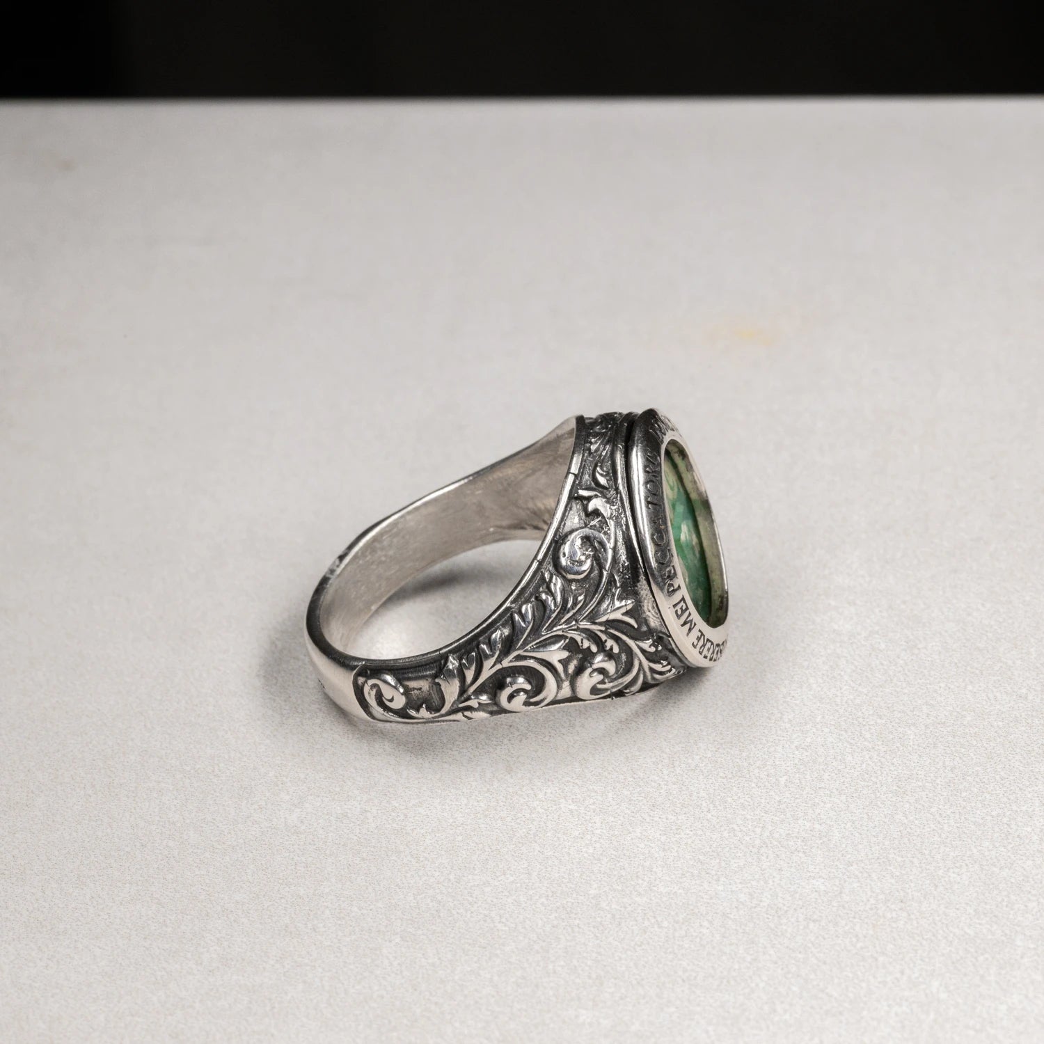 Emerald Intaglio Chi Rho 1 of 10 - SPQR SHOP