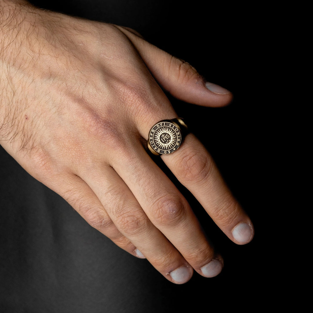 The Glory of God - IHS Ring