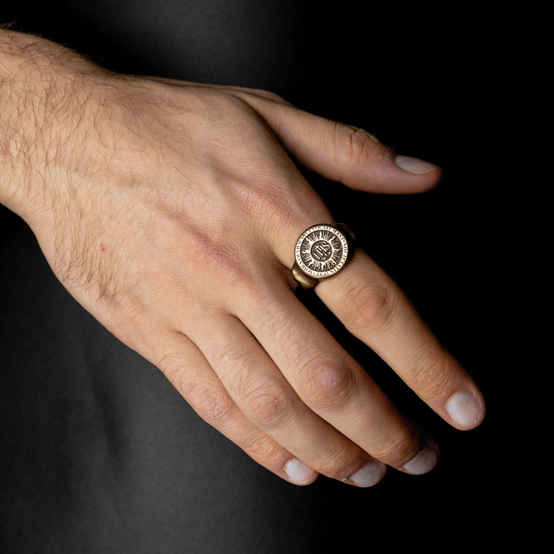 The Divine Name - IHS Ring