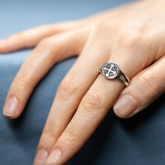 Womans A-Symetrical Fifth Crusader Ring - SPQR SHOP