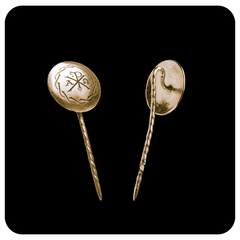 Chi-Rho, Lapel Pin in Gold - SPQR SHOP